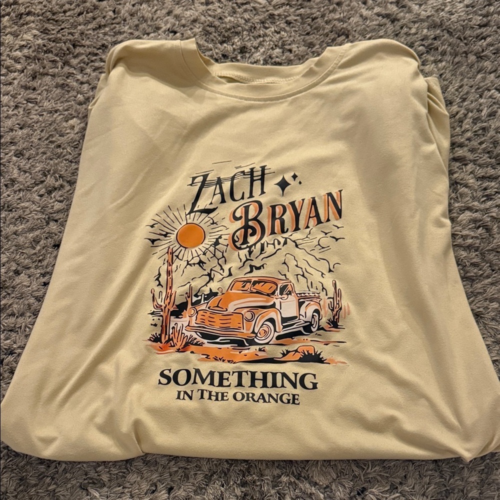 Graphic Tee with Zach Bryan & Vintage Truck Design